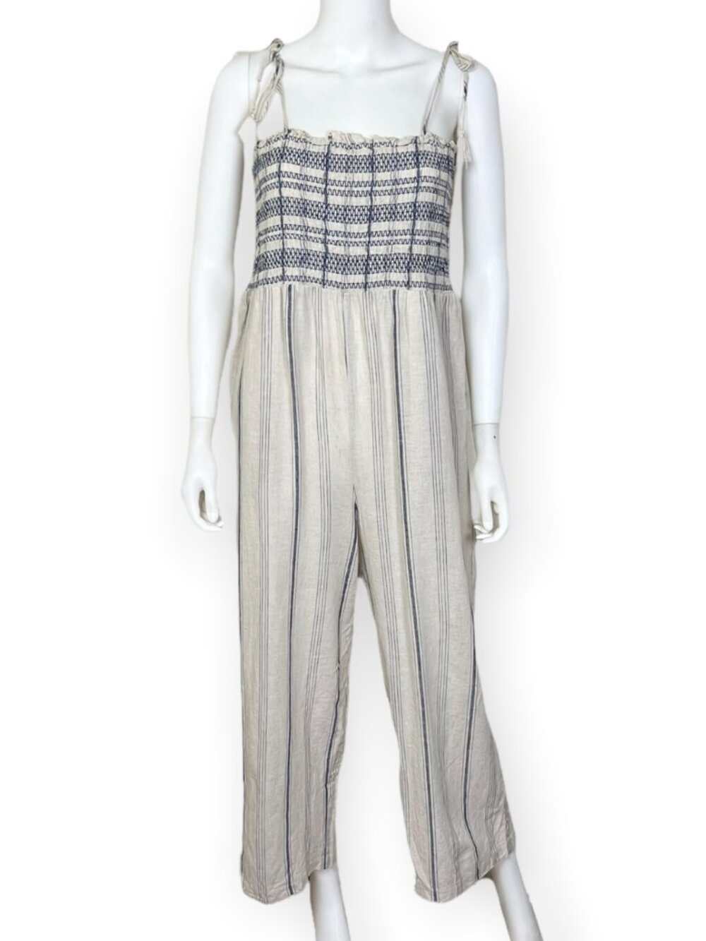 Madewell Smocked Cami Jumpsuit - Large - Picture 5 of 9